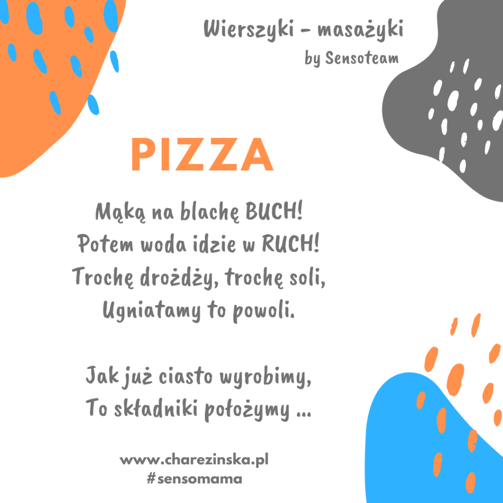 Wierszyki Masażyki - Pizza!