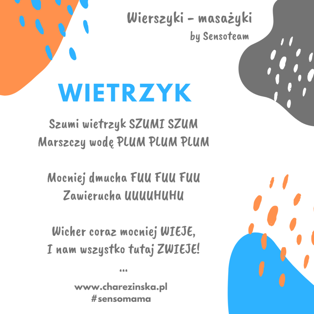 Wierszyki Masażyki - Wietrzyk!