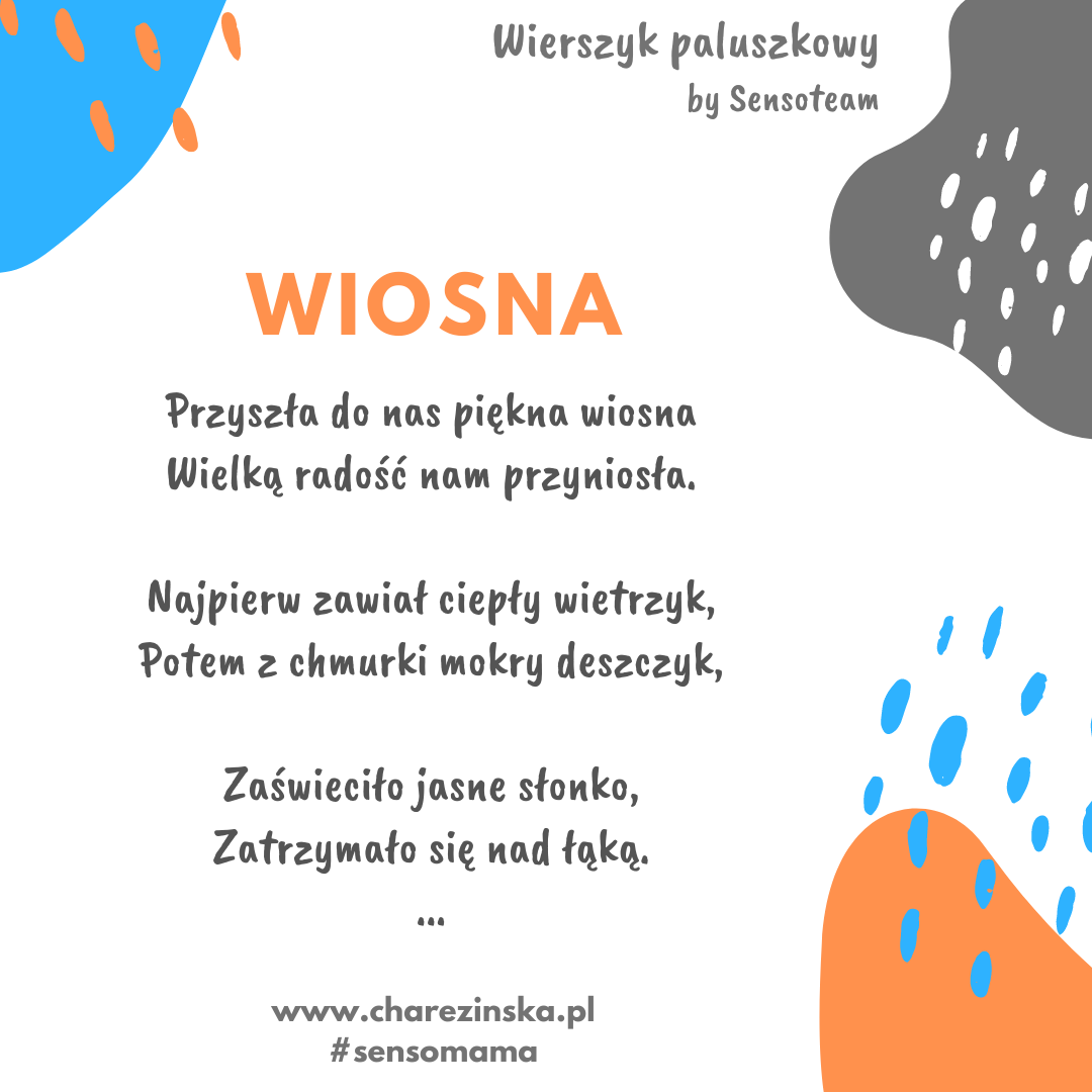 Idzie Wiosna Polną Drogą Tekst Piosenki Wierszyki masażyki - Wspieranie Rozwoju Dzieci