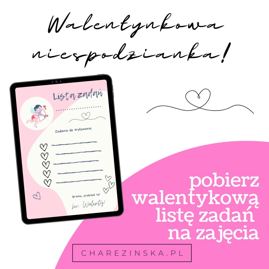 Lista wlentynkowych zadań do pobrania